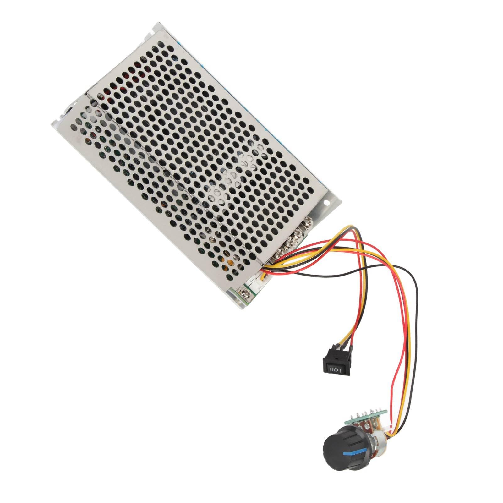 Jiawu Regolatore di velocità Motore CC 3000 W 10-50 V 100 A PWM Regolatore di velocità Variabile per Motore A Spazzole, Controllo Interruttore Dimmer di Livello Industriale per Tapis Roulant