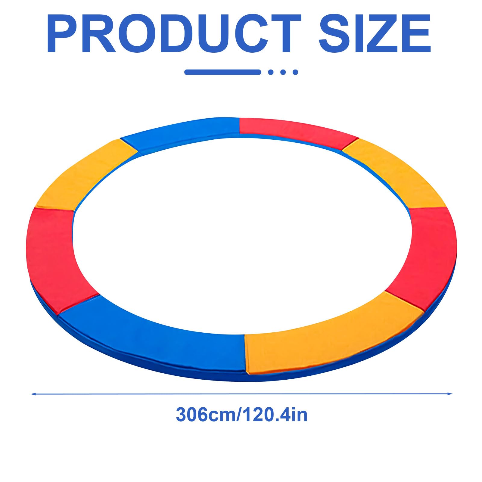 Parti di bordatura resistenti ai raggi UV della sostituzione del bordo del PVC-PE di Ø366cm larghe 26cm per protezione e sicurezza all'aperto
