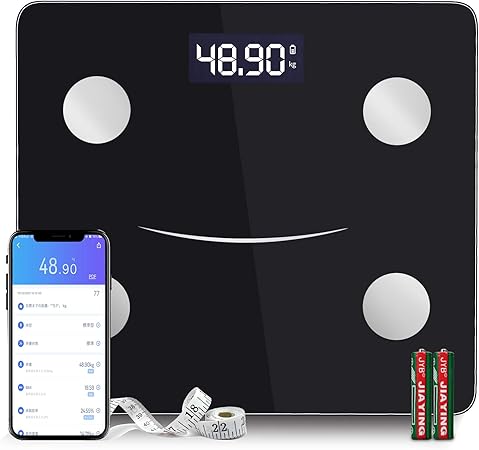 Amazon 体重計 体組成計 体脂肪計 Bluetooth スマホ対応 体脂肪率やbmi 体重 基礎代謝など測定できる ダイエットや健康管理に役立つ 収納便利 180 Kgまで 日本語説明書付き ブラック Yizen 体重 体脂肪 体組成計 Amazon 体重計 体組成計 体脂肪計 Bluetooth スマホ対応 体脂肪率やbmi 体重 基礎代謝など測定できる ダイエットや健康管理に役立つ 収納便利 180 Kgまで 日本語説明書付き ブラック Yizen 体重 体脂肪 体組成計
