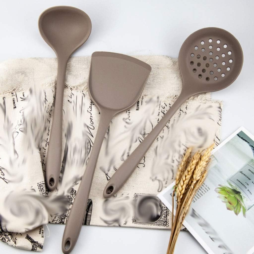 Silicone Kitchen Utensils Set Non-Stick Cookware Cooking Tool Spatula Shovel Spoon Soup Kitchen Accessories