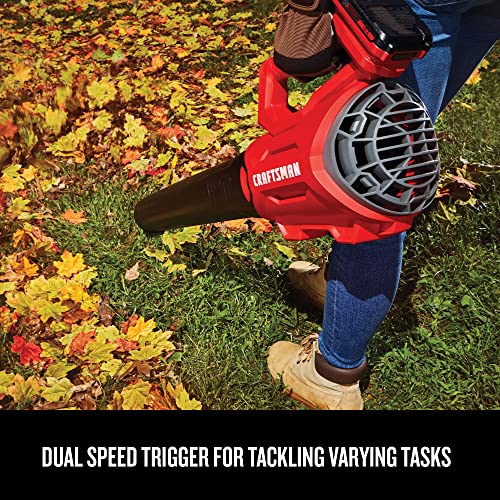 Image of CRAFTSMAN 20V MAX WEEDWACKER String Trimmer and Leaf Blower Combo Kit, Battery and Charger Included (CMCK197M1)