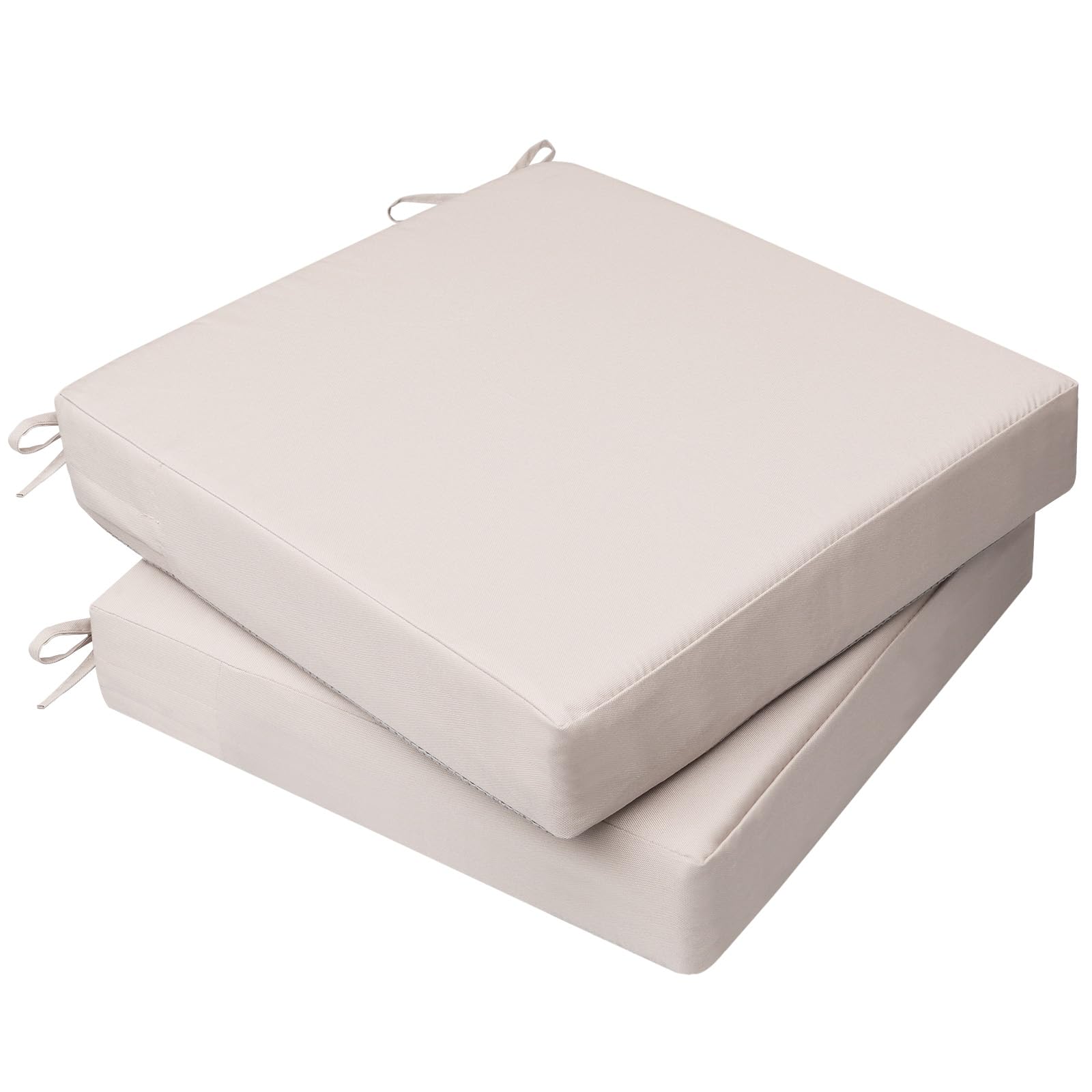 AAAAAcessories Outdoor Chair Cushions, 24 x 24 x 4 inches, Set of 2