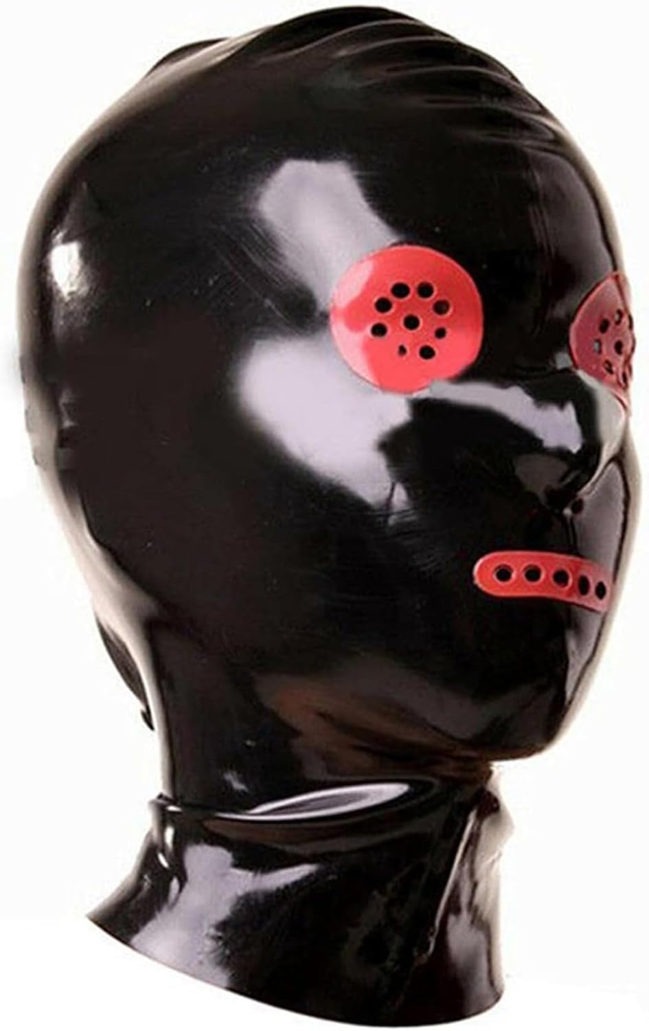 Latex Head Cover Black Sexy Rubber HeadMask latex Hood Party Decorate Mask for Cosplay Clubwear