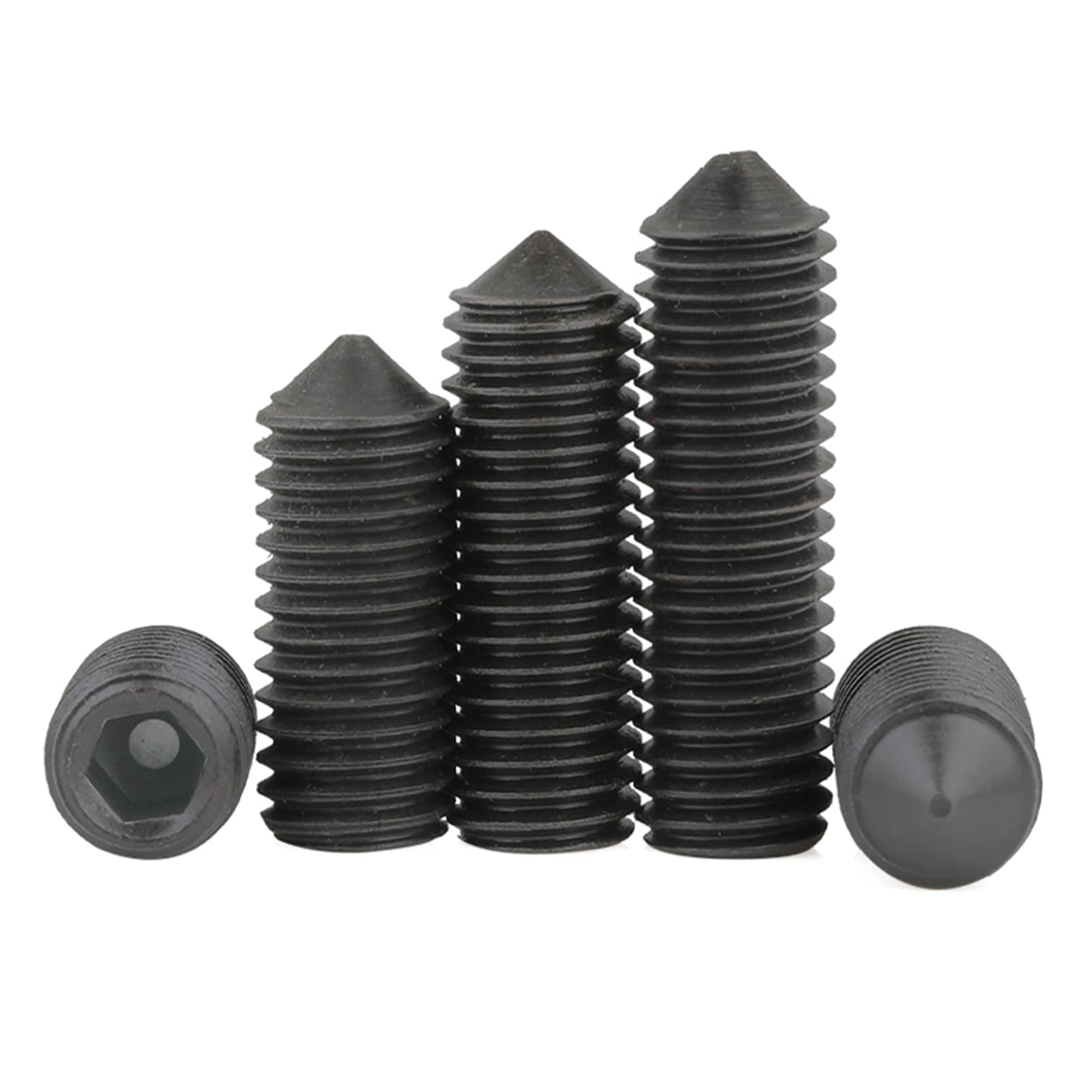 Vite Per Impieghi Pesanti M12-1.5x100 Vite A Testa Brugola M12-1.5x100 Mm - Acciaio Grado 12.9, Finitura Ossidata Nera Bullone M12-1.5x100 Grado 12.9 - Foto 4