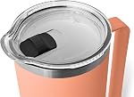 YETI Rambler 64 oz Pitcher, Vacuum Insulated, Stainless Steel with MagSlider Lid, Lowcountry Peach