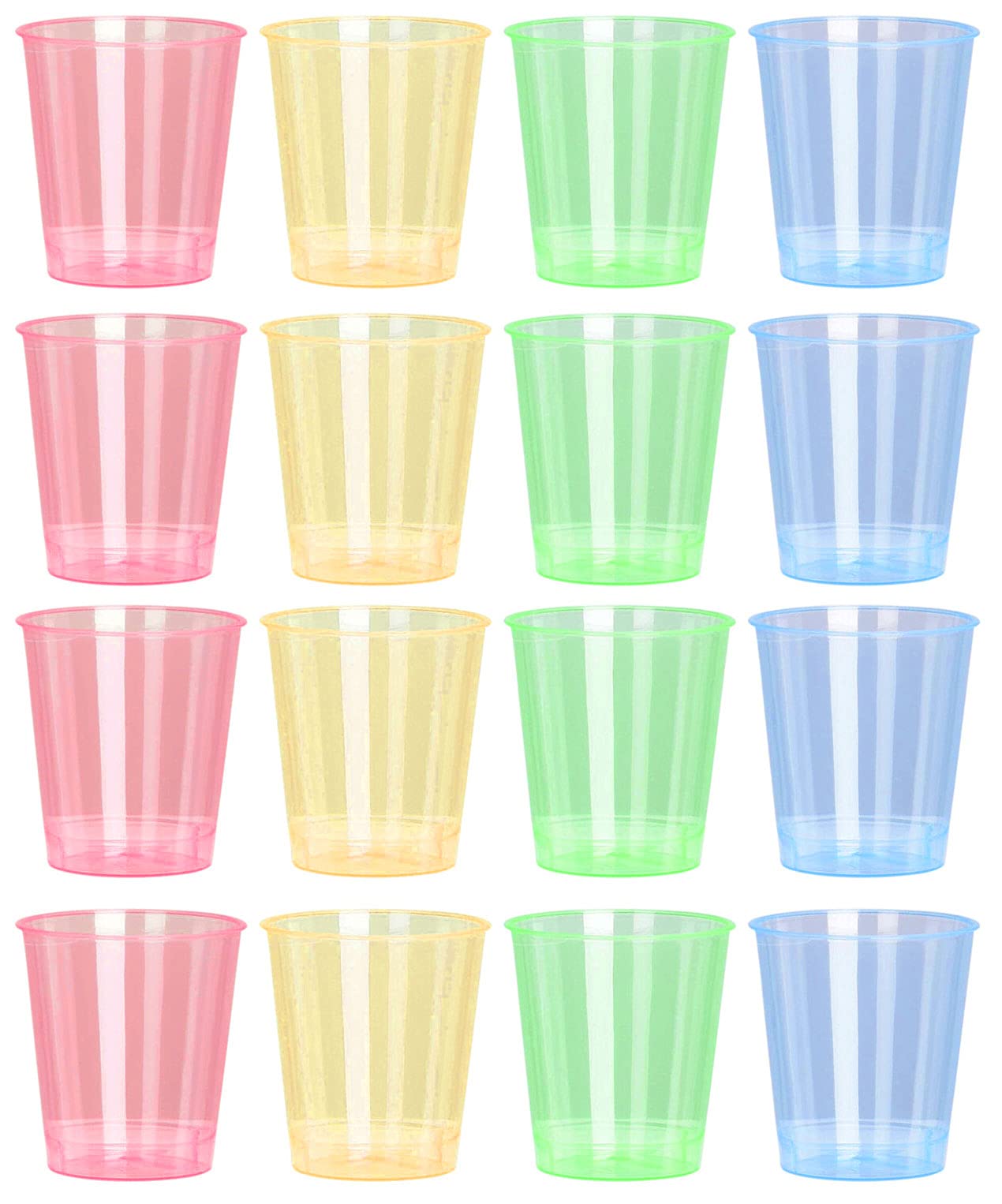 320 Verres à Liqueur Incassables MIJOMA - Plastique Robuste 29ml Noirs - Réutilisables Et Lave-Vaisselle