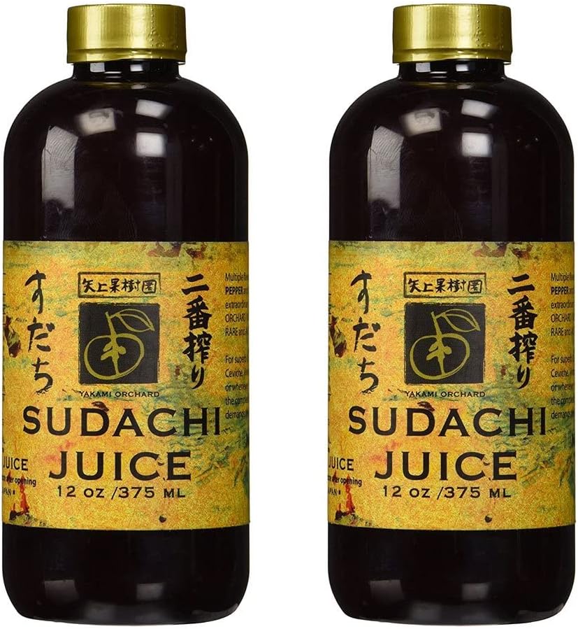 Yakami Orchard 100% Pure Japanese Sudachi Juice, 12 Ounce (Pack of 2)