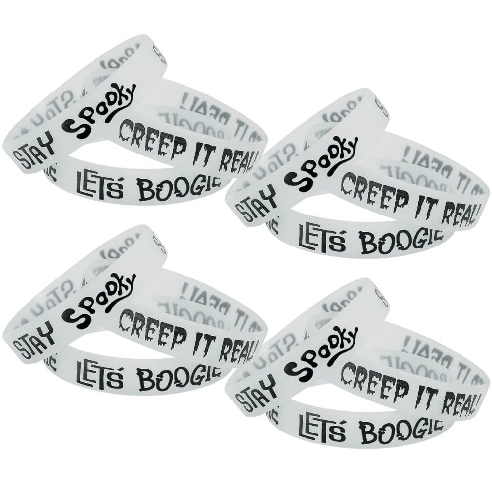 Fun Express HALLOWEEN GLOW RUBBER BRACELETS
