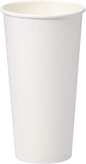 AmazonBasics Compostable PLA Laminated Hot Paper Cup, 20 oz, 250-Count - coolthings.us