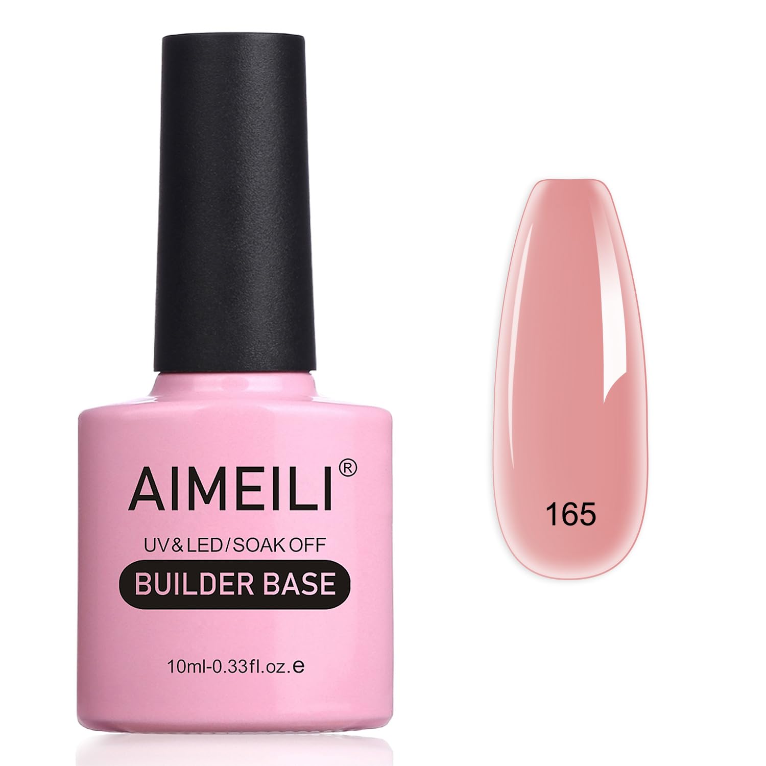 AIMEILI Gel Uñas Constructor Base Coat y Builder Gel 7 en 1 Nail Extensión Esmaltes Semipermanentes de Uñas UV LED Building Base 10ML — view 49