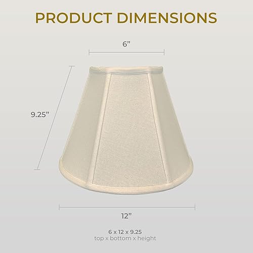 Vista 31 de Royal Designs, Inc. Deep Empire - Pantalla para lámpara (cáscara de huevo, 8 x 14 x 11 pulgadas)