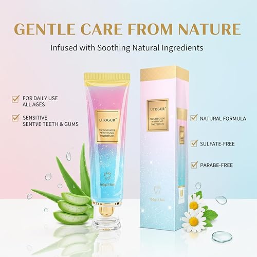 Miniatura 3 de Pasta dental blanqueadora probiótica, pasta dental blanqueadora intensiva de niacinamida, blanquea eficazmente los dientes, pasta de dientes Utogur