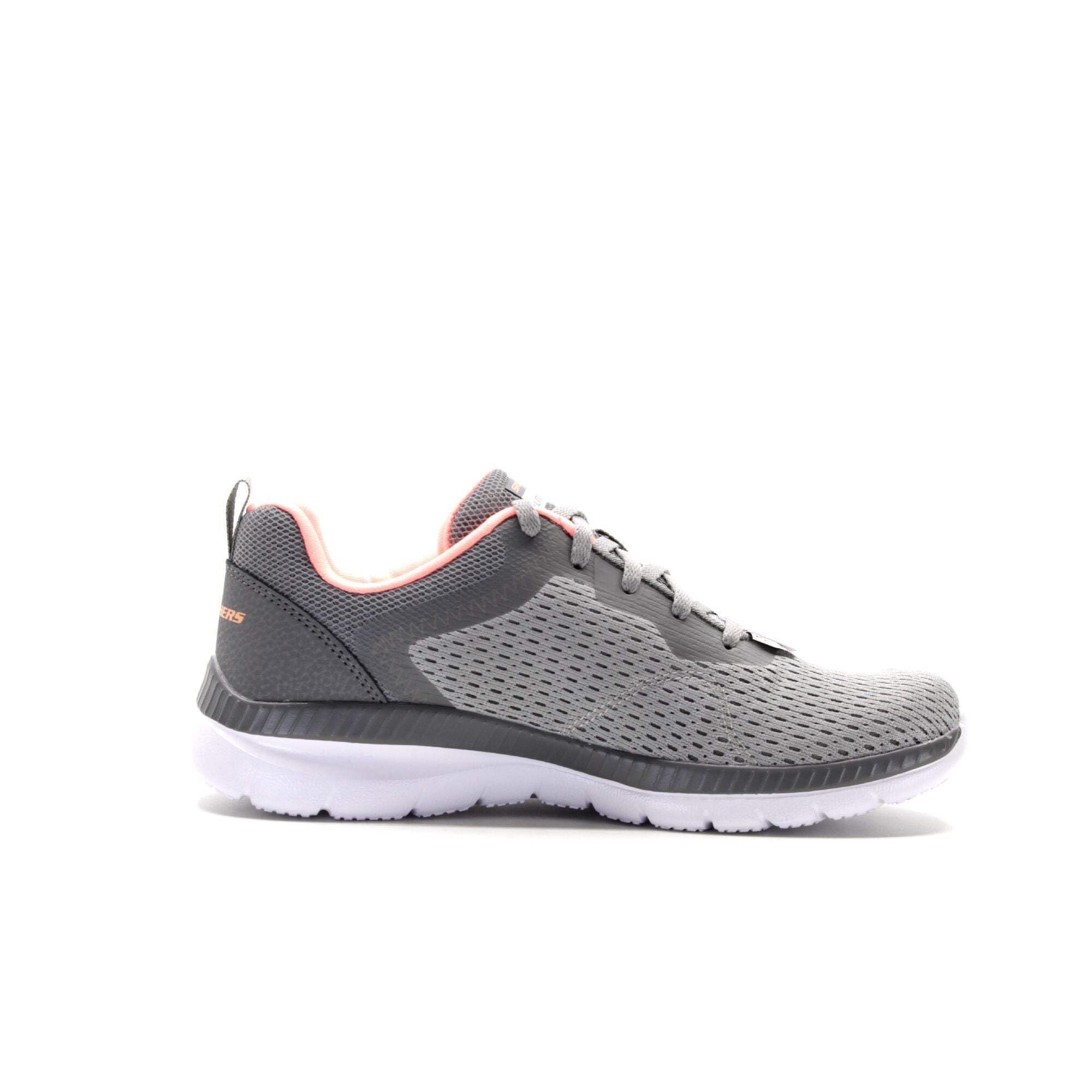 Skechers Sneakers Donna Quick Path 12607/GYCL, Scarpe Sportive Casual, Colore Grigio EU 37