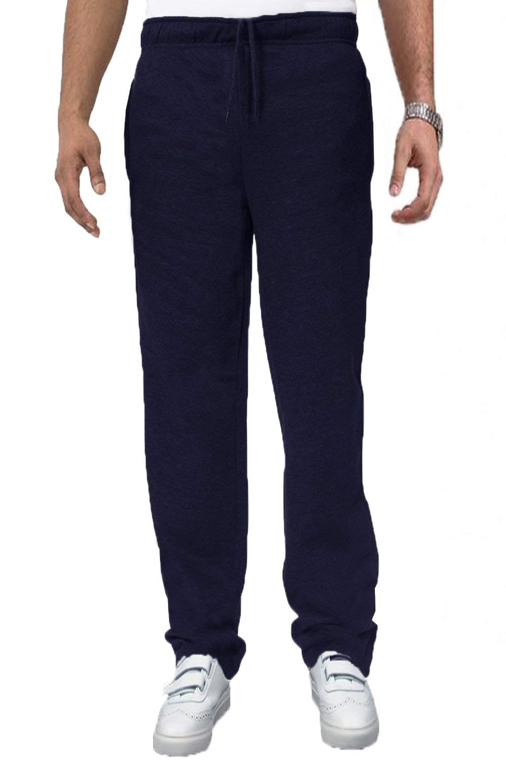Carabou Mens Cara Open Bottom Joggers - Navy - 3XL Waist - 28 Extra Short Leg