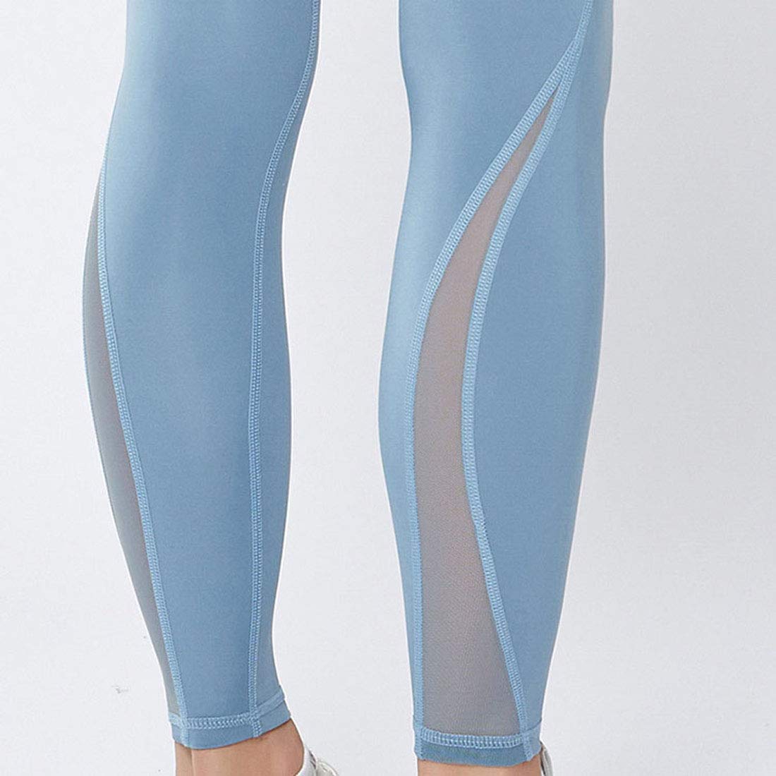 Moda Leggins Sportivi Donna, Pantaloni da Yoga da Donna, Leggings da Palestra per Allenamento a Vita Alta, Pantaloni da Yoga con Tasche Elegante, Pink, M