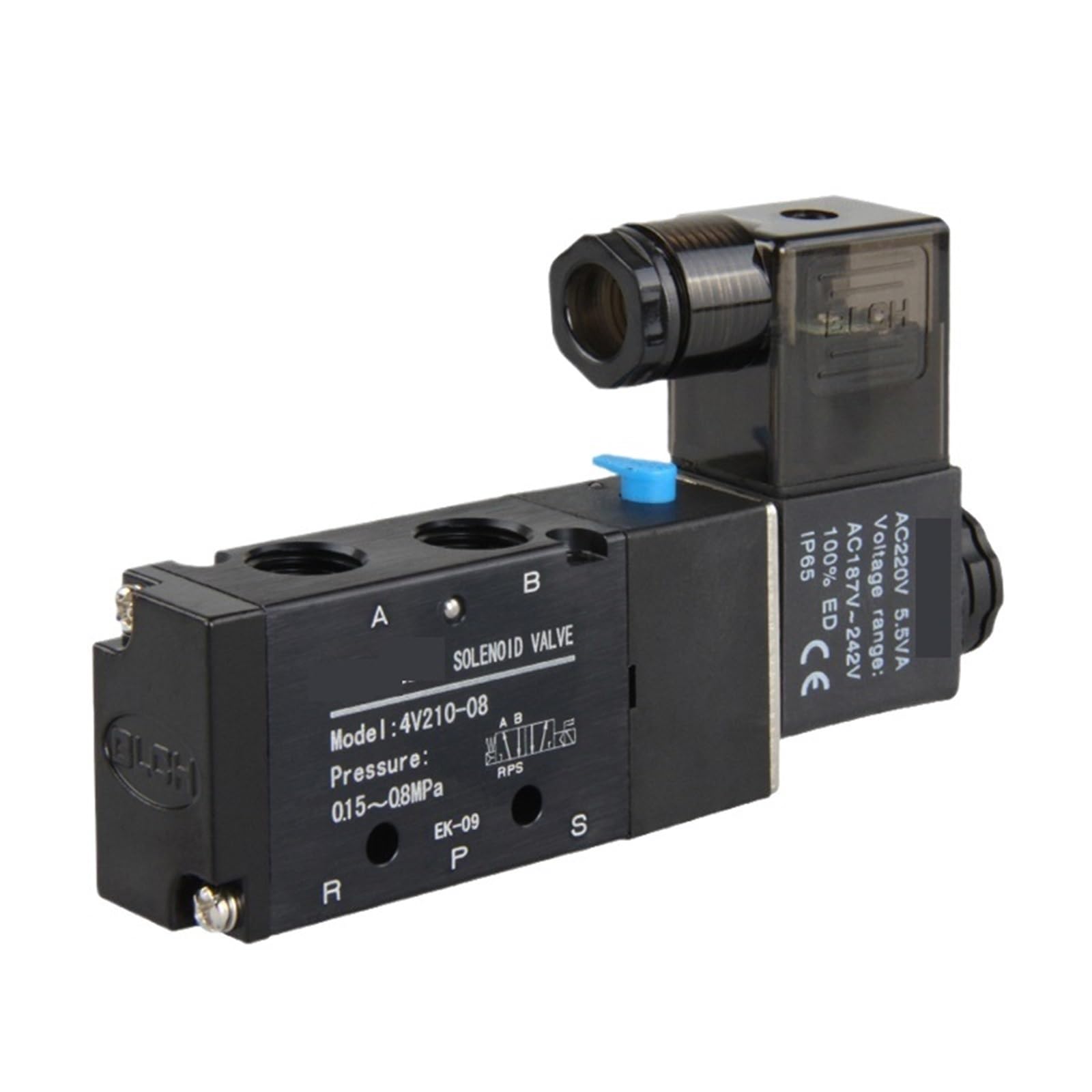 Électrovanne 5/2 4V210-08 1/4 distributeur pneumatique 220V
