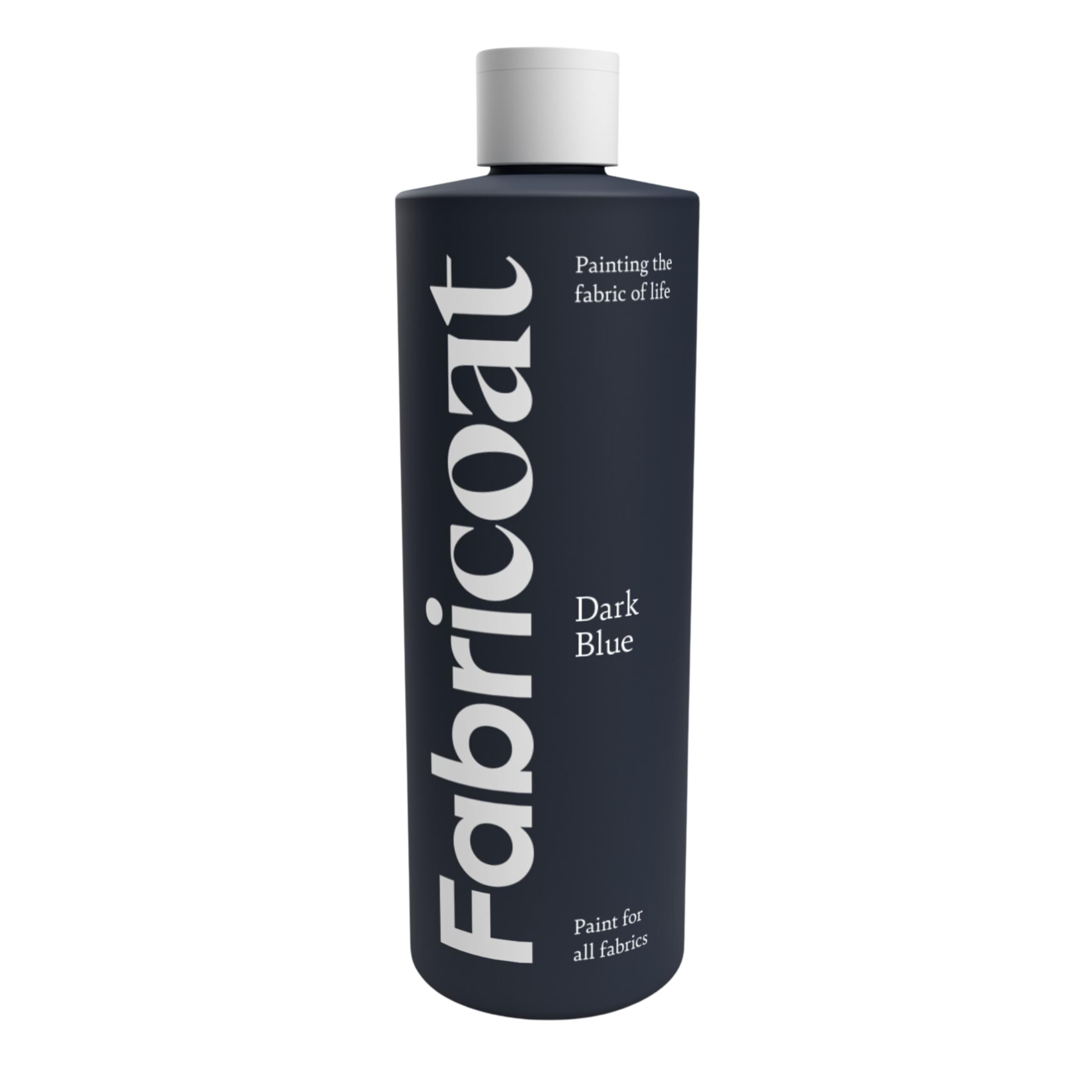 Fabricoat 125ml Fabric Paint for Art, Craft & DIY Design Projects - Non-Toxic & Washable - Paint Direct onto Clothes & Textile Fabrics - For Painting on Shoes, Tshirt Clothing & Denim (Dark Blue)