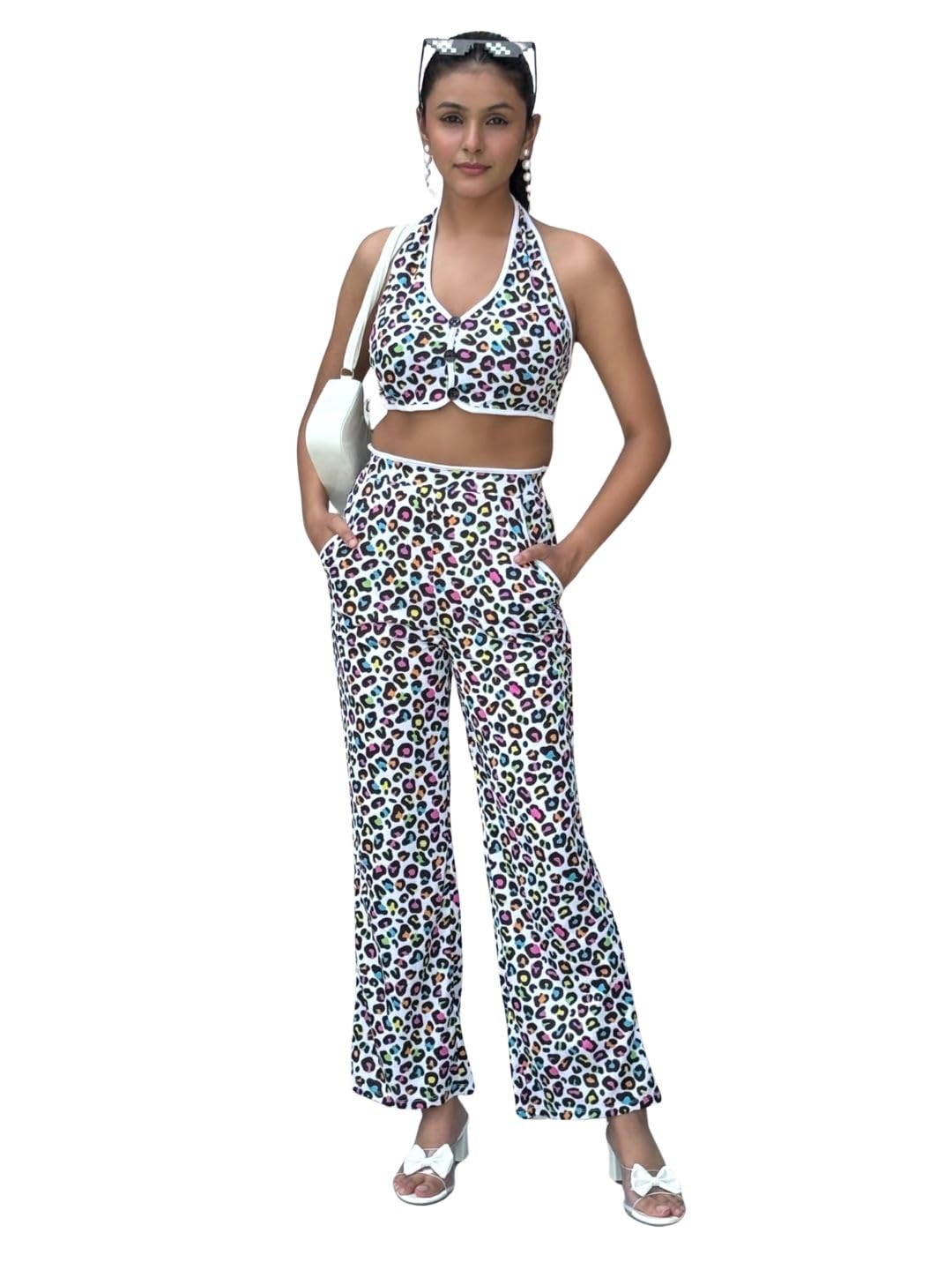 tandul Women's Printed Multicolor Polyester Co-ord Set Regular No Sleeves Co-ord Set For Womens Soft & Breathable & Comfortable Outfits for Office, Casual, Festive & Party (11533)-picture-25