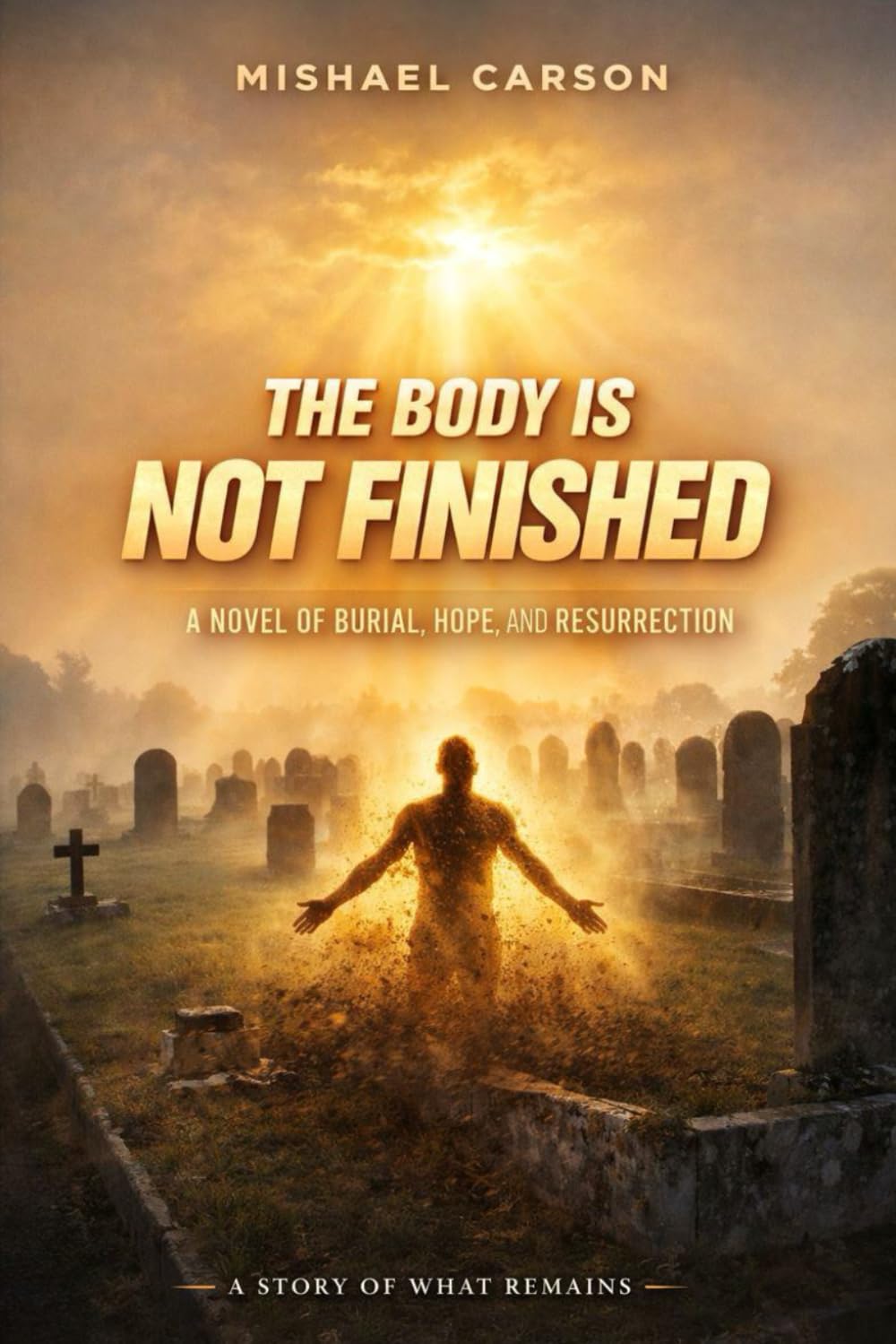 The Body Is not Finished: A Novel of Burial, Hope and Resurrection (Dr. Mishael Carson Books)