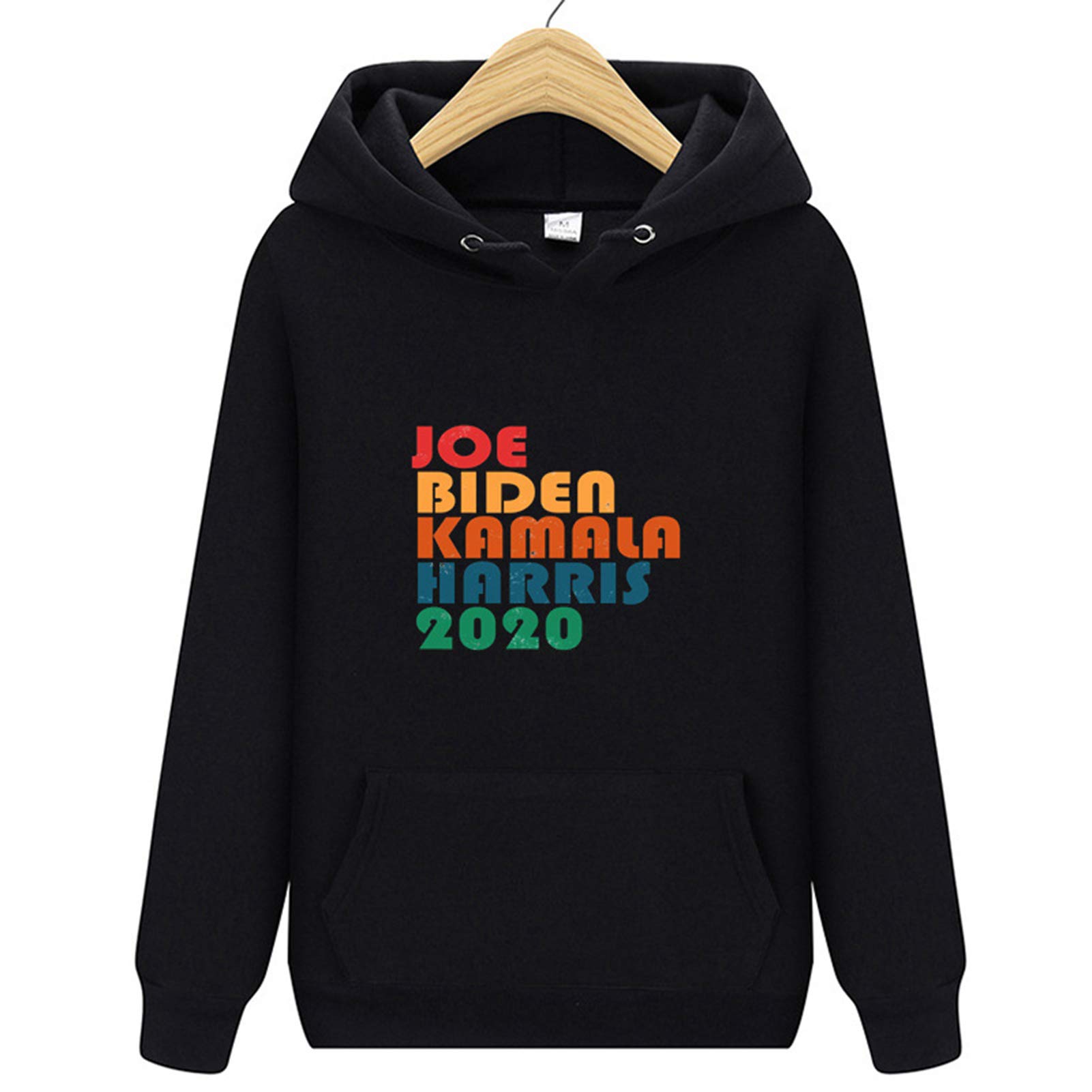 Biden Kamala Harris 2020 Men's Hoodies Long Sleeve Sweater Pullover Hooded Sweatshirt,B,S