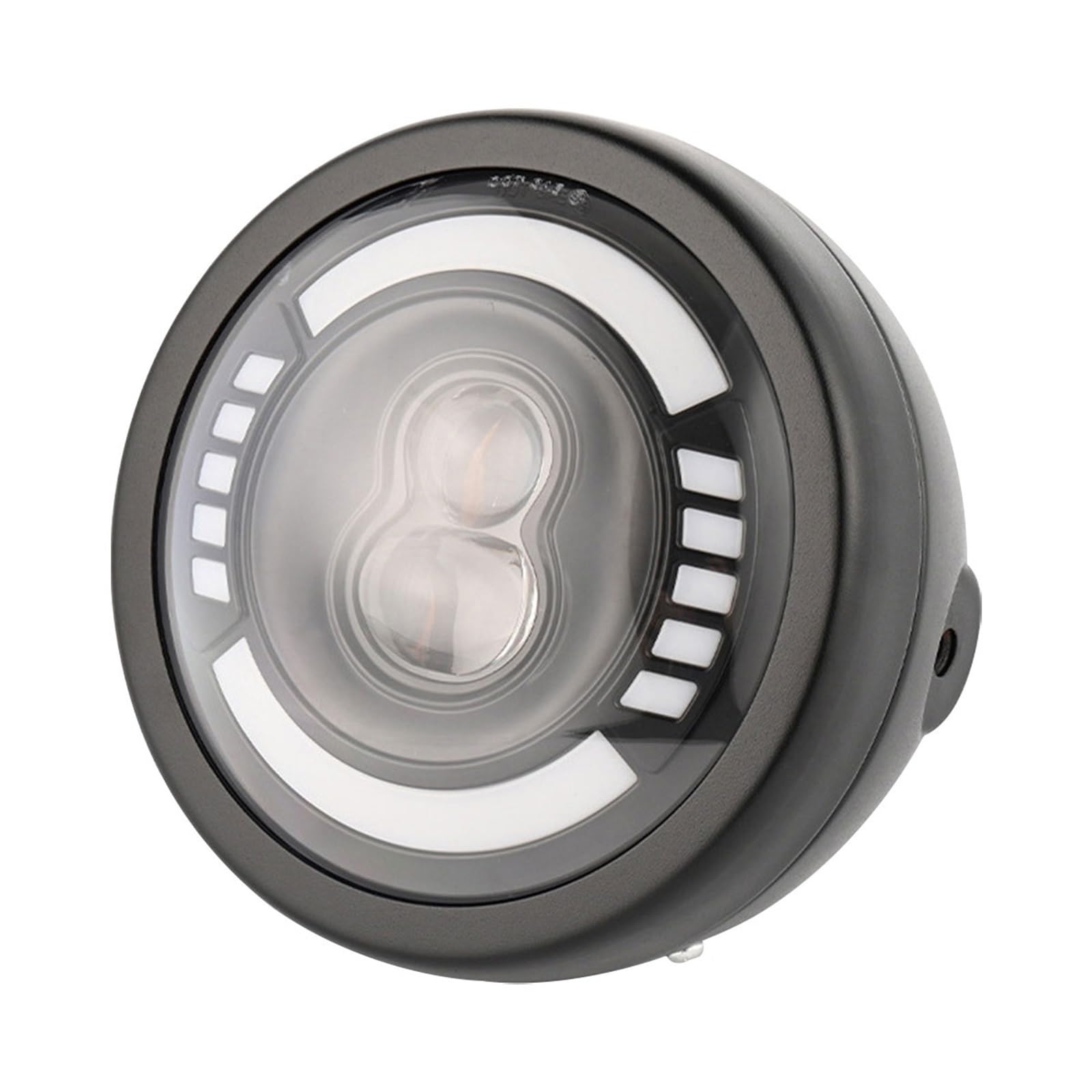 7-calowy reflektor samochodowy motocyklowy LED DRL pasuje do Cafer Racer Kawasaki Yamaha uniwersalny