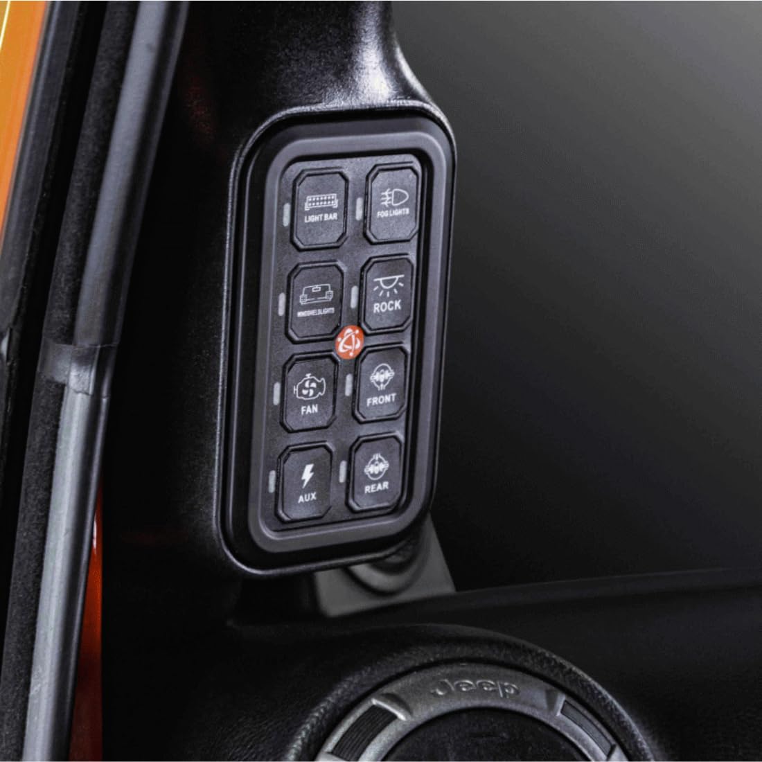 Amazon.com: Jeep by Metra A-Pillar 8-Gang Switch Panel System for