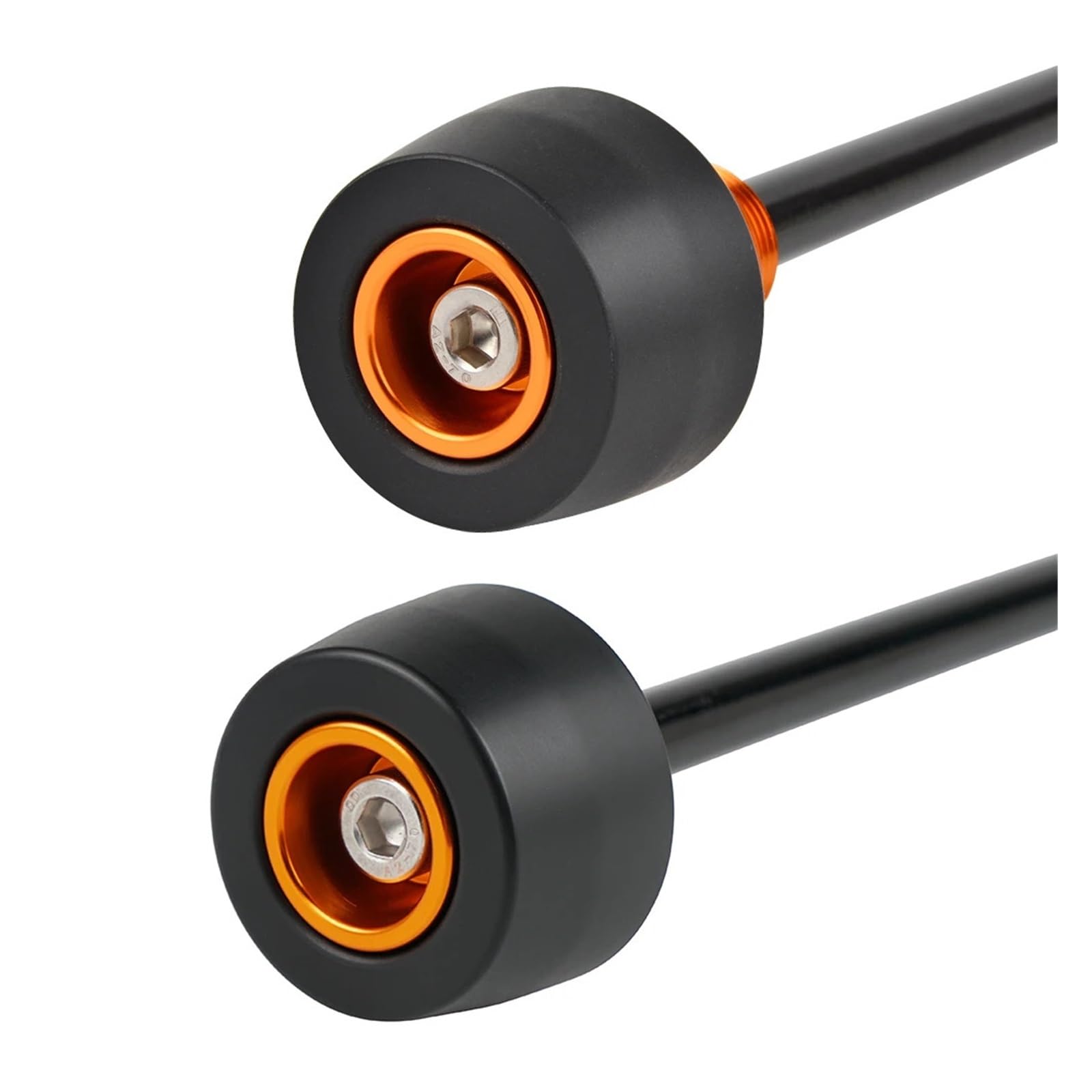 Przednie tylne koło oś widelca suwaki Pasuje do EXC TPI EXC-F XC-W XCF-W sześć dni 300 250 125 350 20/22mm przednia oś tylnego koła suwak Crash Pad(Kit orange)