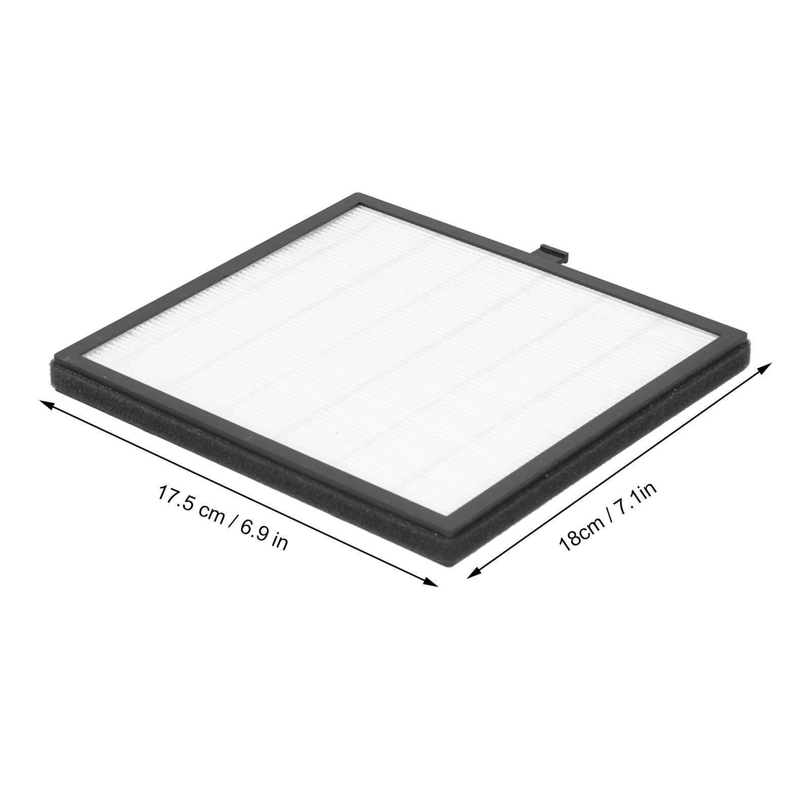 Horoper Pantalla de Filtro Colector de Polvo de Uñas, Filtro de Máquina Aspiradora de Polvo de Uñas, 2 Piezas de Filtros Colectores de Polvo de Uñas de 17,5 X 18 Cm para