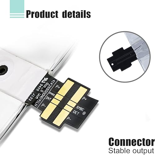 Miniatura 3 de G3HTA027H DYNR01 - Batería de repuesto para laptop Microsoft Surface Pro 4 1724 de 12.3 pulgadas Tablet Series G3HTA026H G3HTA027H (7.5V 38.2Wh)