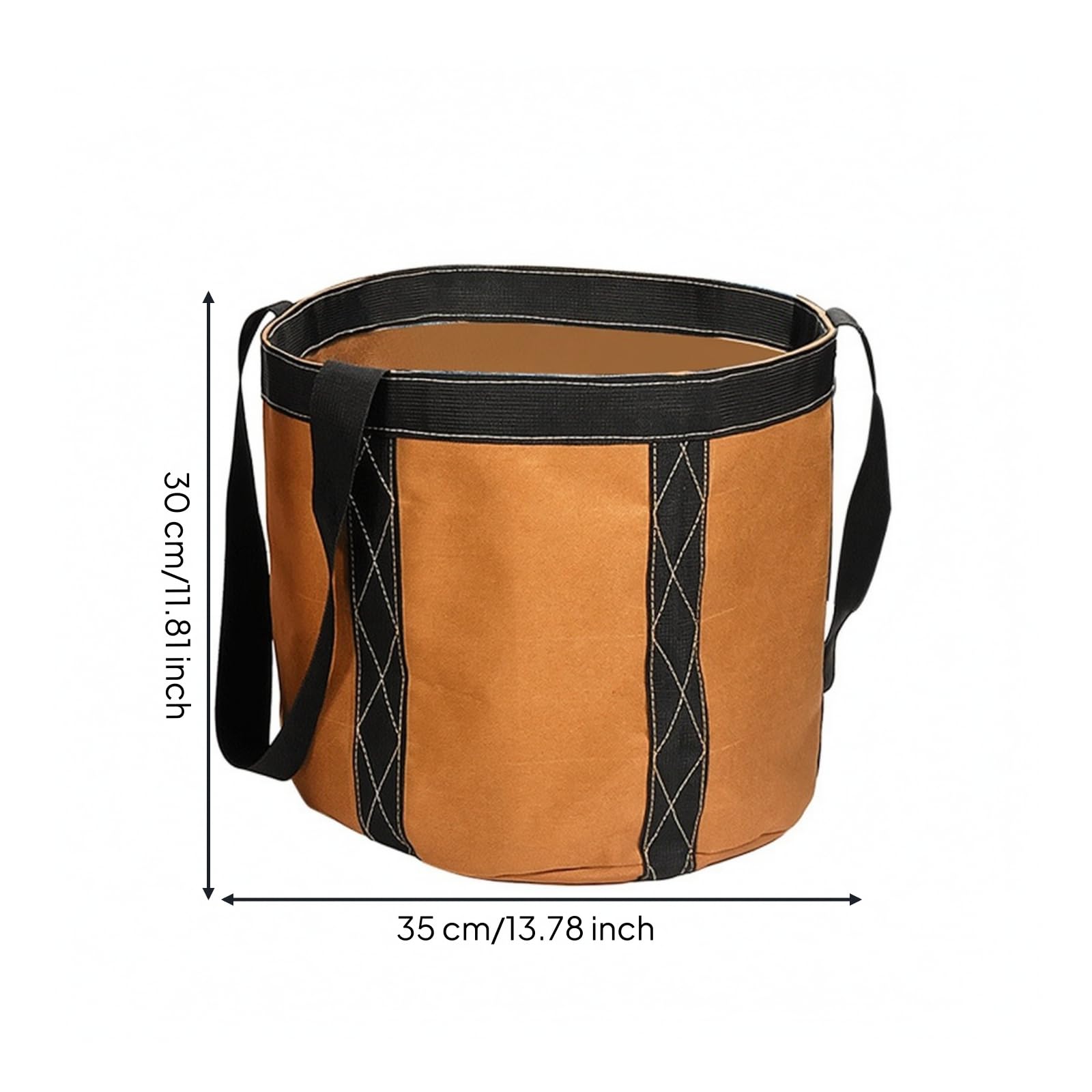 LOVIVER Borsa in ssuto Oxford Organizzato | Struttura Rigida Auton, Borsa Attrezzi con Manici, Resisn all'Usura, per Giardino, Giardinieri, 35x30cm