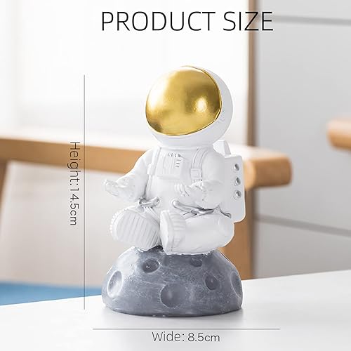 Miniatura 10 de Soporte para anteojos de astronauta, soporte de exhibición de lentes para escritoriohogaroficina, accesorios para gafas, regalo de resina para