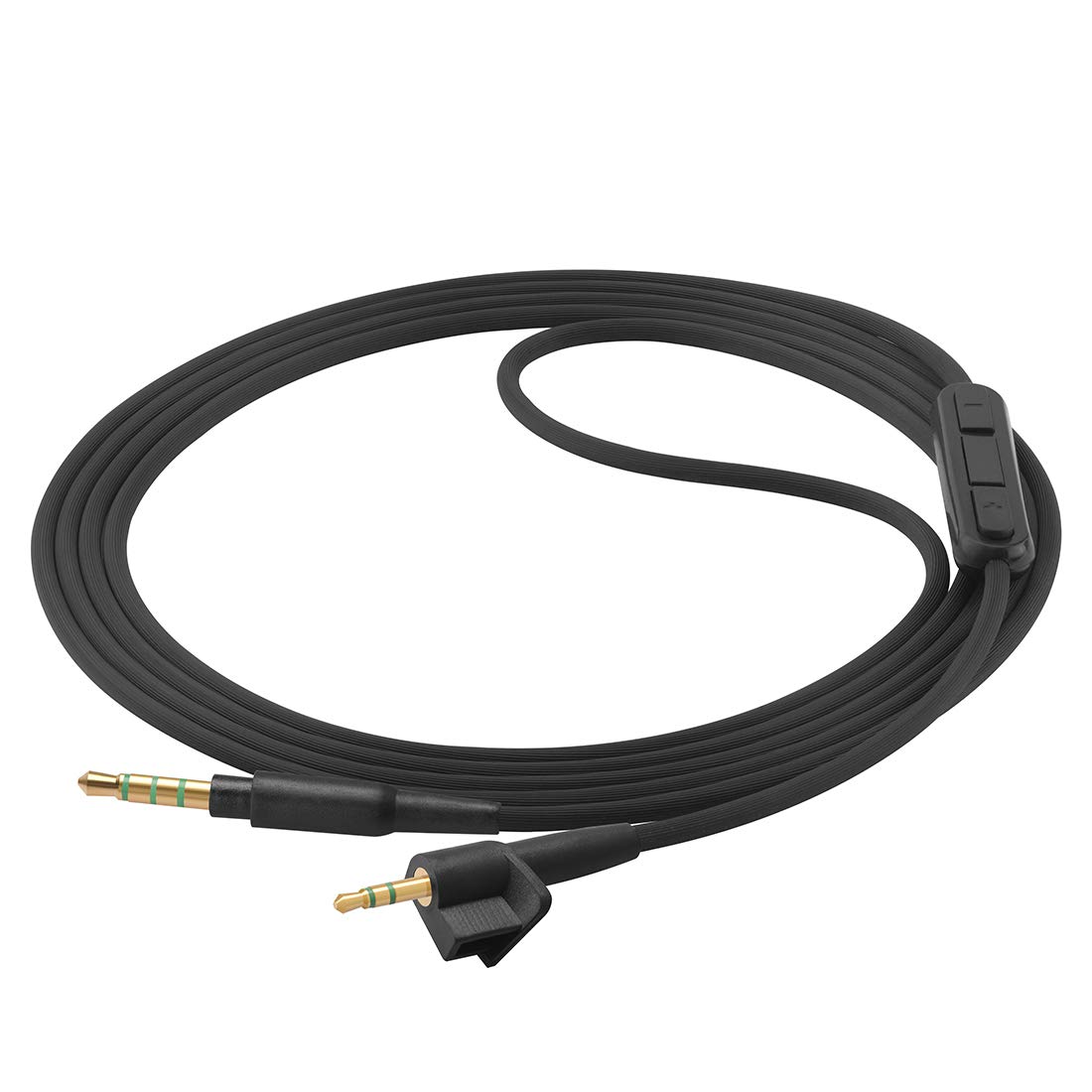 Geekria Audio Cable with Mic Compatible with Bose Around-Ear AE2, AE2i, AE2w Cable, 2.5mm Aux Replacement Stereo Cord with Inline Microphone and Volume Control (4 ft/1.2 m)