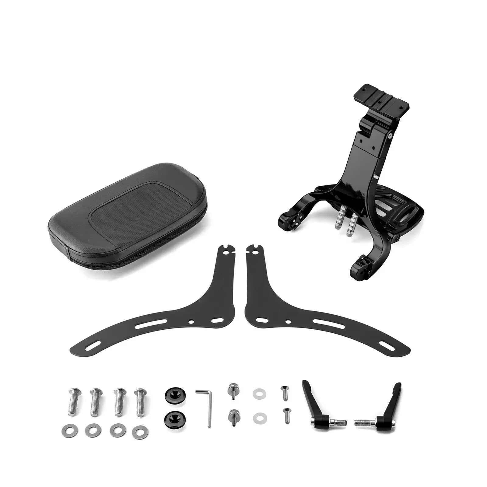 Tylne oparcie motocykla Sissy Bar Do Rebel 2017-2025 CM300 CM500 CMX300 CMX500 oparcie kierowcy Poduszka oparcia pasażera motocyk | Akcesoria motocyklowe Tylne oparcie Regulowany składany pasek sissy