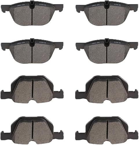 SCITOO D1294 D1042 Kit de pastillas de freno semimetálicas delanteras y traseras de repuesto para BMW X5 2007-2017, para BMW X6 2010-2017