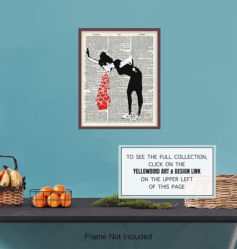 Miniatura 6 de Banksy Graffiti Dictionary Art - 8x10 Photo Print - Cool Unique Gift for Urban Mural Fans - Original Unframed Room, Home Decor, Wall Decoration