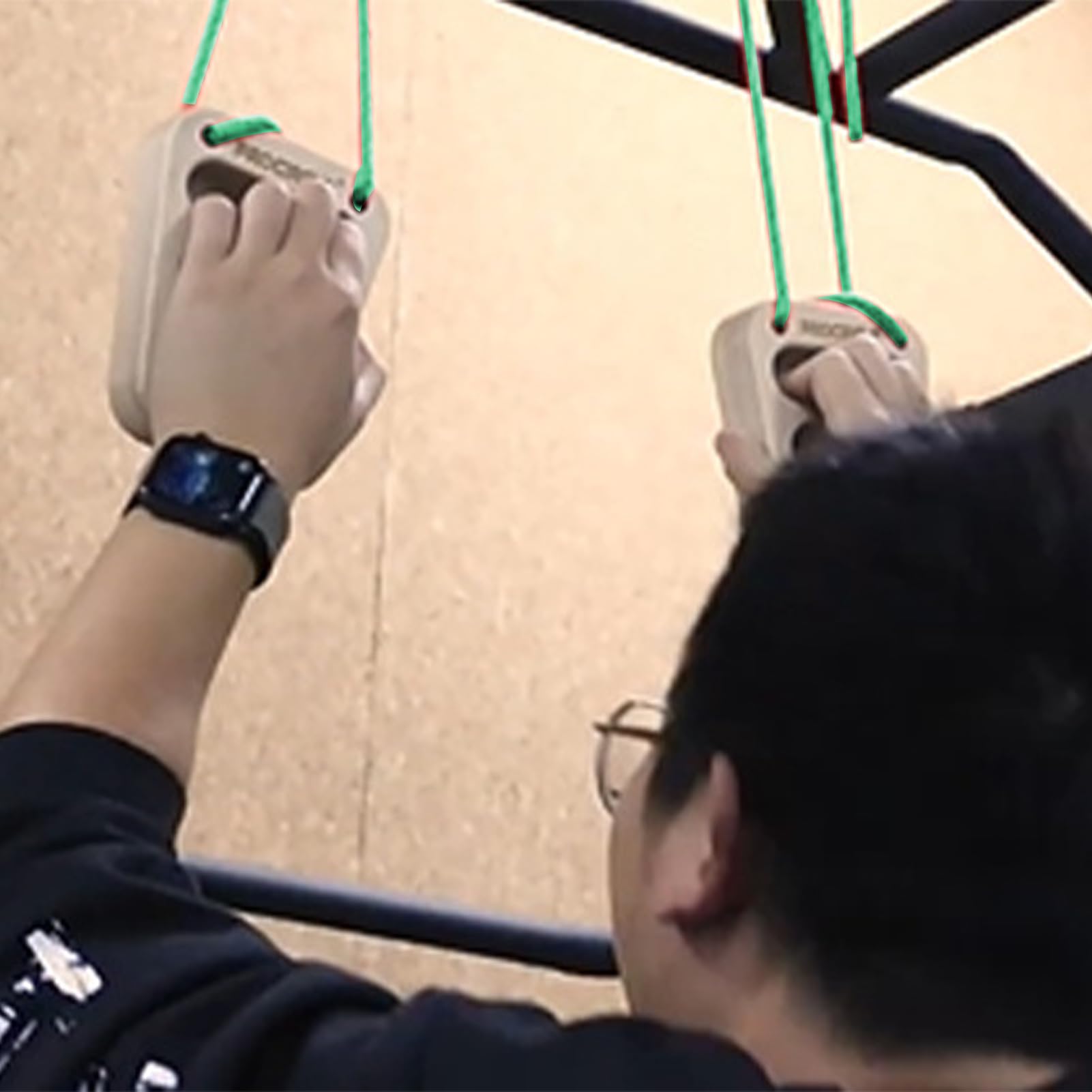 Escalada en roca con tablero para dedos, Escalada en roca con tablero para