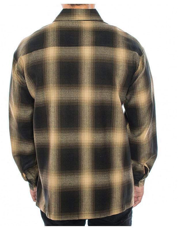 Guytalk Men's Regular-Fit Long-Sleeve Plaid Western Flannel Shirt4