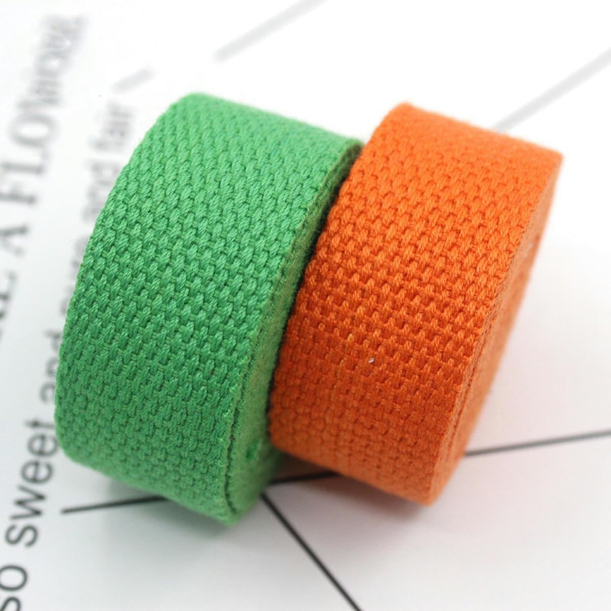 Ruban Ceinture 30mm 12m - Sangle Tricotée Couleur Bonbon Pour Sac, Bagages Et Bricolage