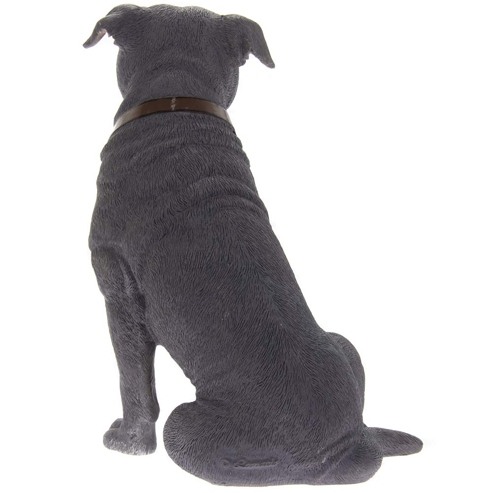 The Leonardo Collection Staffordshire Bull Terrier - Adorno de perro Walkies Range (azul Staffordshire Bull Terrier)