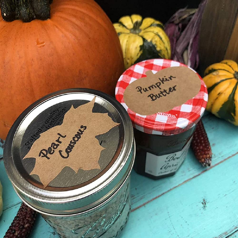 Buy Scalloped Kraft Paper Labels Brown Kraft Stickers 2x3 (Roll of