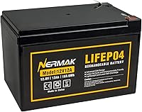 Vista 10 de Batería de ciclo profundo LiFePO4 de litio de 12 V, 7 Ah (7.2 Ah), batería recargable de fosfato de hierro y litio de más de 2000 ciclos