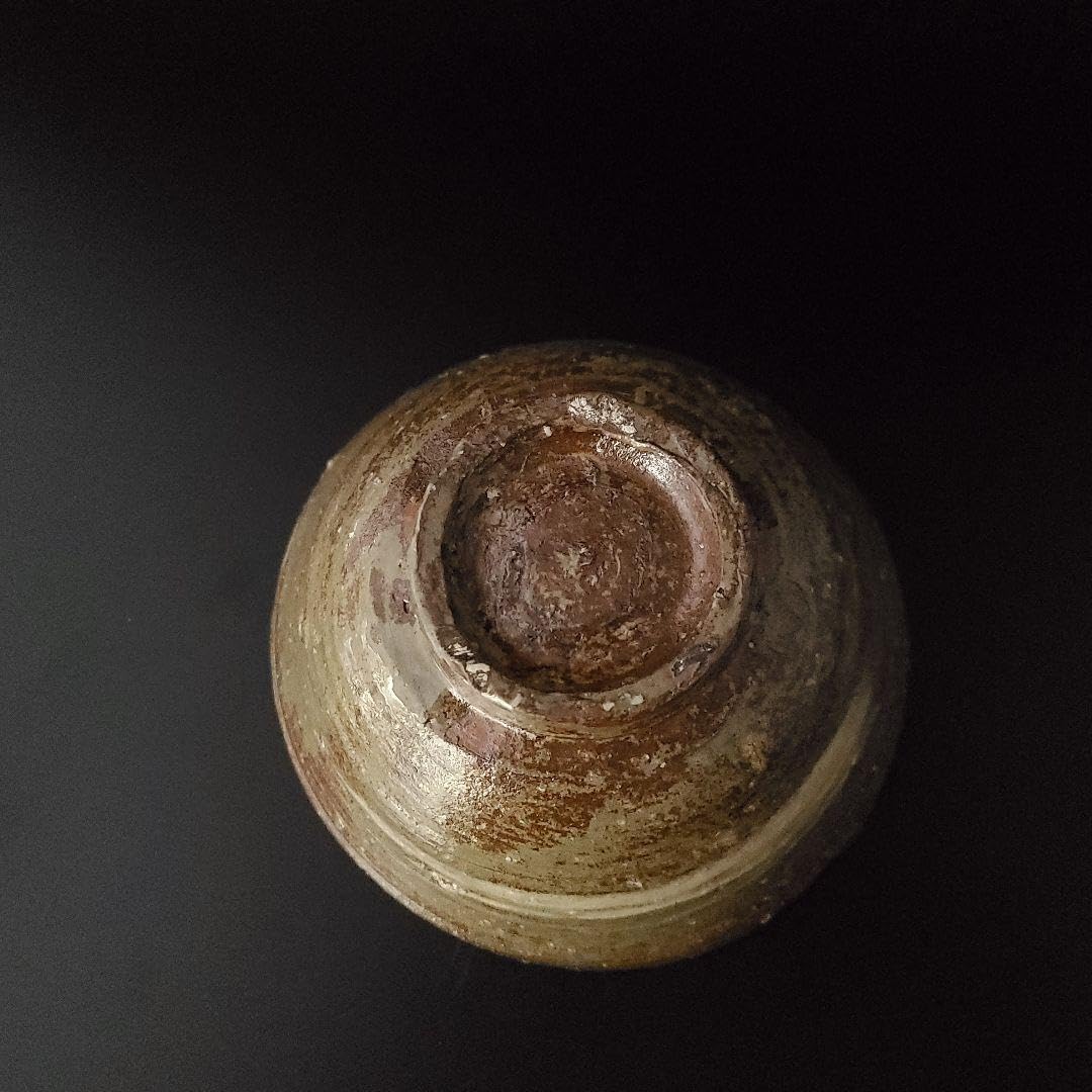 茶道具 出雲焼 イラボ 刷毛目 茶碗 11代 長岡空権 共箱 陶芸 伊