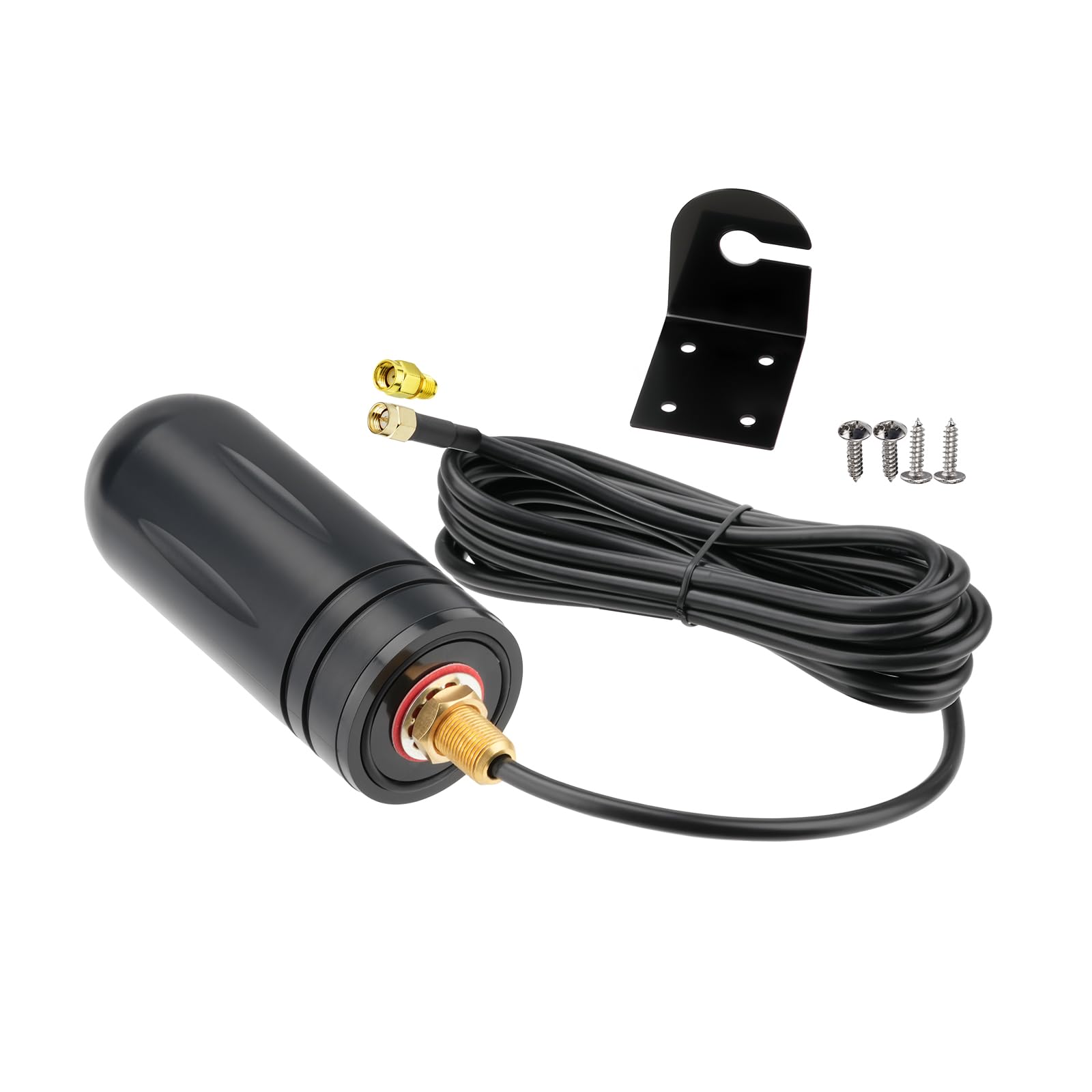 Bingfu Antenne SMA 5G 4G 600-6000 MHz SMA à montage mural extérieur Antennes cellulaires LTE 7 dBi avec câble RG58 de 3 m compatible avec Trail Hunting Wildlife Game Cam Router Gateways Caméra de