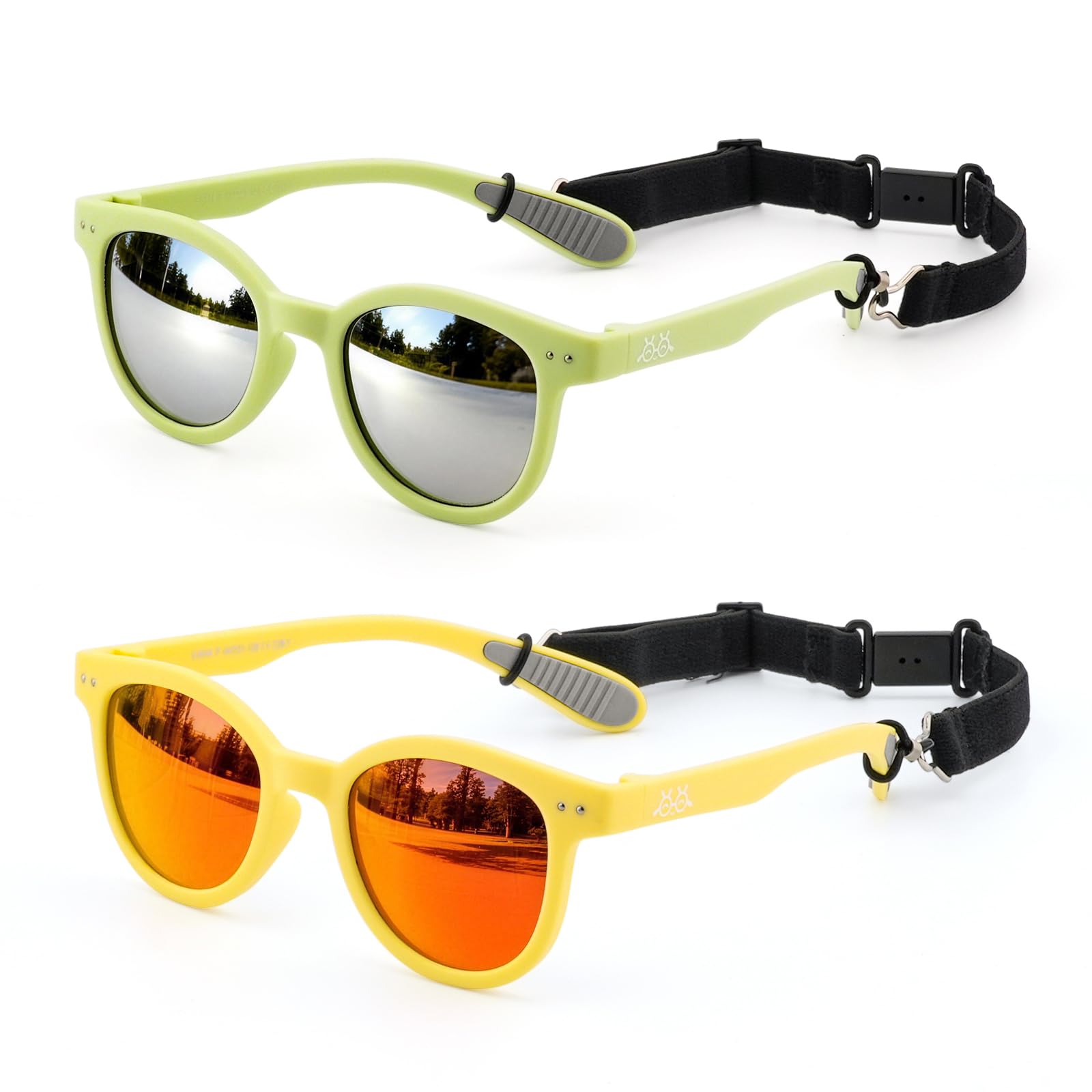 EYEBUDDY Kids Toddler Sunglasses Age 2-4/3-5 Boys Girls Polarized UV Protection Sun Glasses for Age 2-8