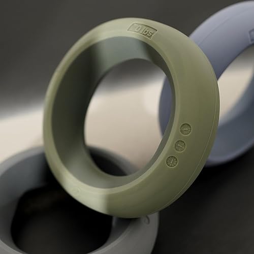 Miniatura 2 de BERTER Anillos fortalecedores de agarre de mano, entrenador de fuerza de agarre, juego de ejercitador de dedos, agarre exprimidor de silicona para