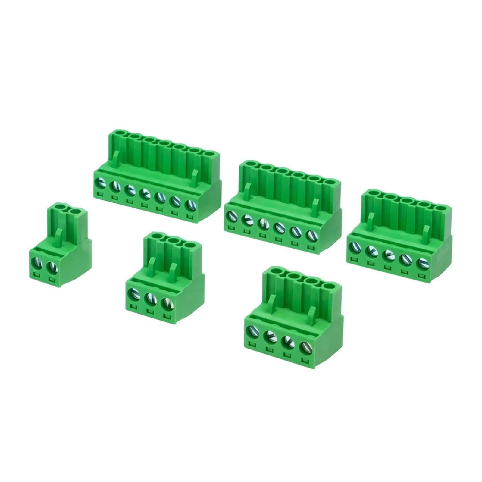 Lot de 10 borniers à vis mâles 2EDGK 5,08 mm for PCB, 2P, 3P, 4P, 5P, 6P, 7P, 8P, 9P, 10P(Male Connector 7P)
