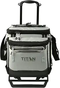 Titan 60 Can Cooler with Wheeled Cart, Ice Up to 3 Days