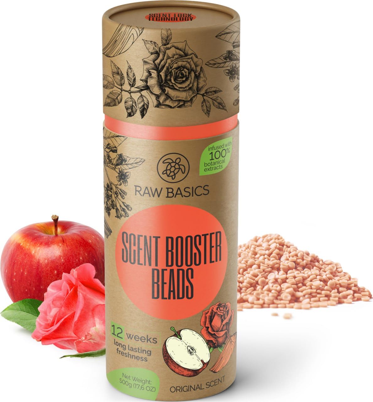 Laundry Scent Boosters, Original Aroma – Value Pack 500g - Washer Beads and Deodorizer Supplies - Fragrance Essentials for All Fabric - Long Lasting