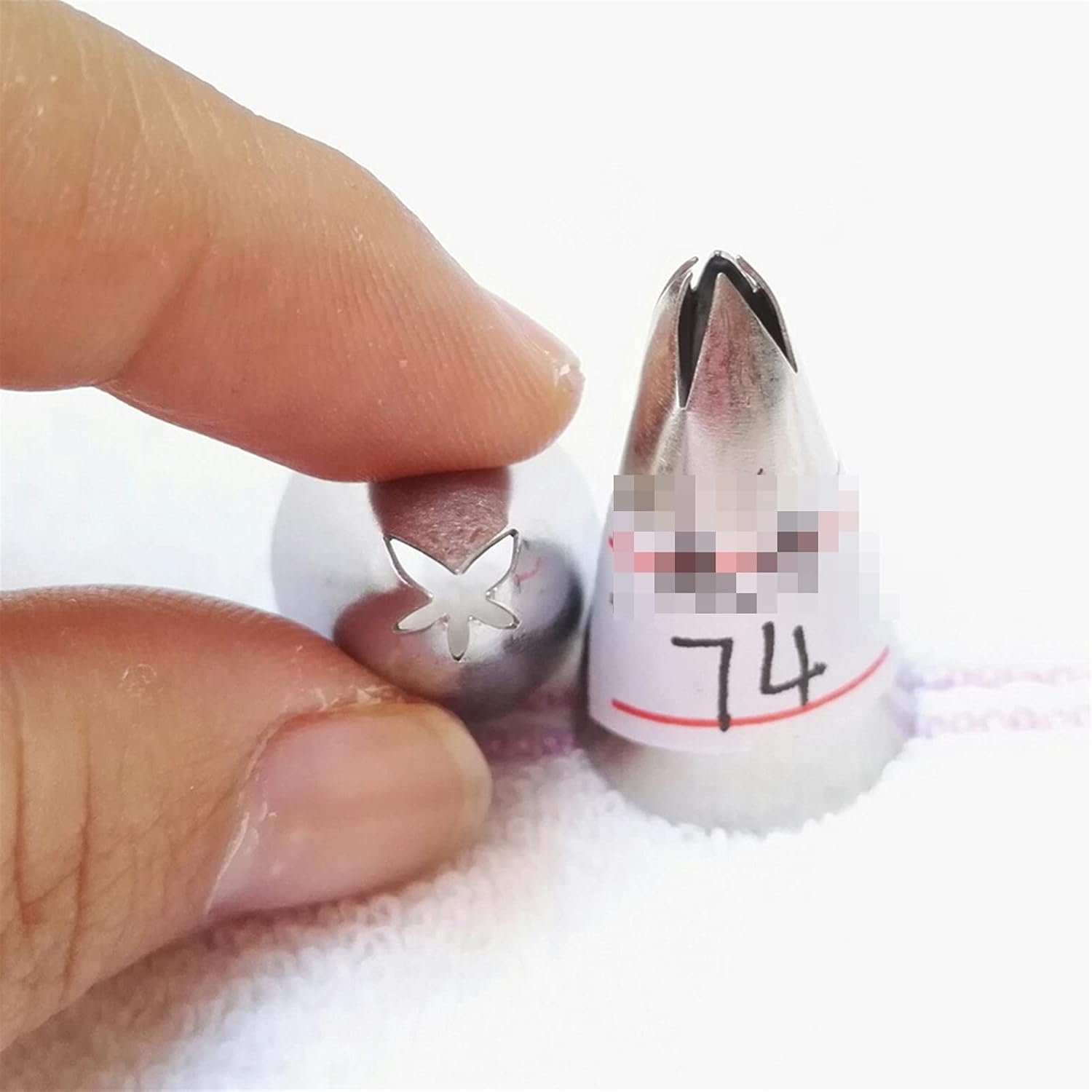 DIY Cake Decorating Tools,Cake Piping Nozzles Rose Flower Cake Decorating Tips Cream Icing Piping Fondant Rose Nozzle Pastry Tools Fondant Decorating Tools Tulip Molds (Color : 74, STYL