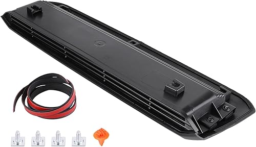 Miniatura 3 de ikasus 76181-04900 Conducto de aire de admisión de capó superior delantero compatible con Toyo-ta Taco*ma Hood Scoop Bulge Trim Reemplaza 7618104900